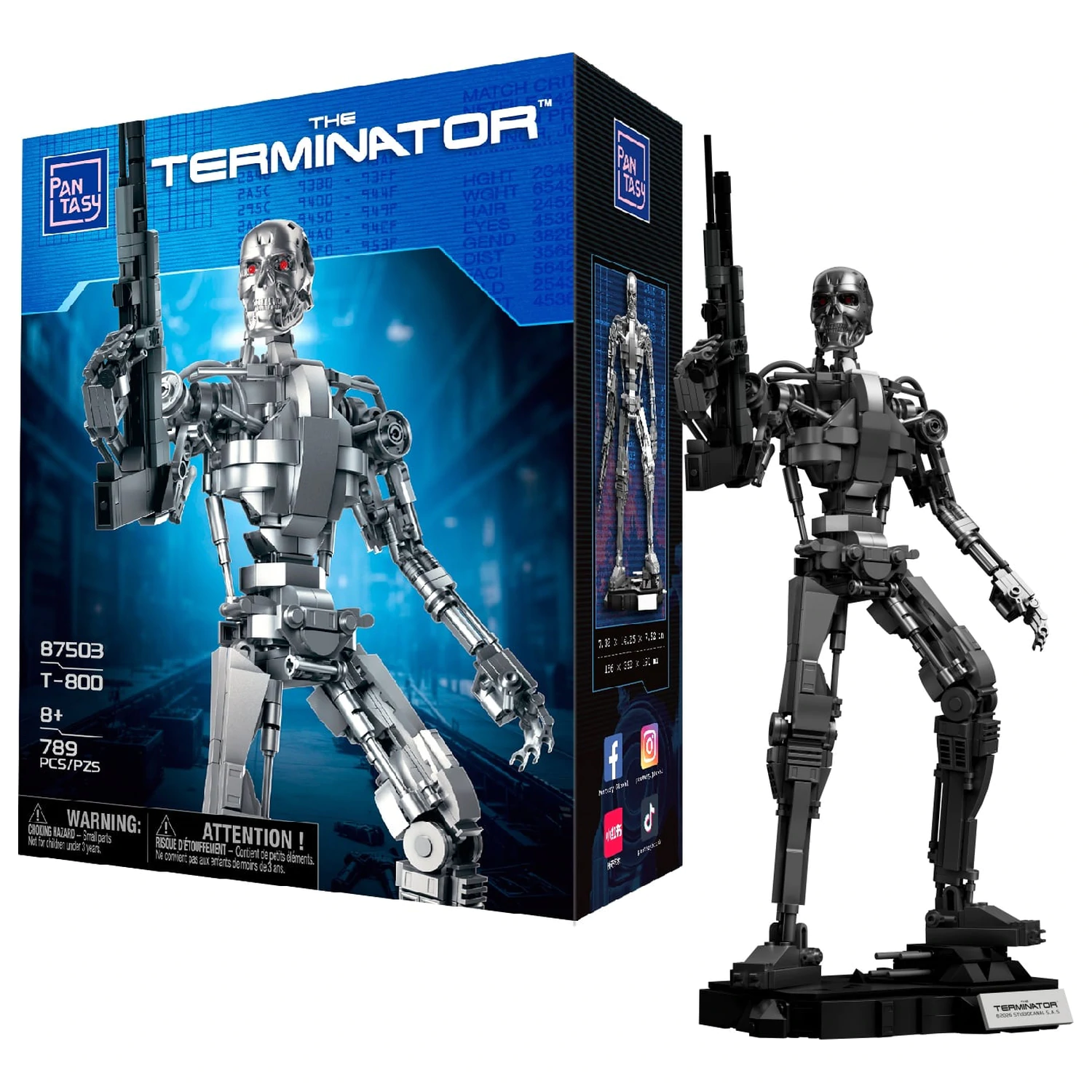 Terminator T-800 Klocki Konstrukcyjne 789 szt. zdjęcie produktu