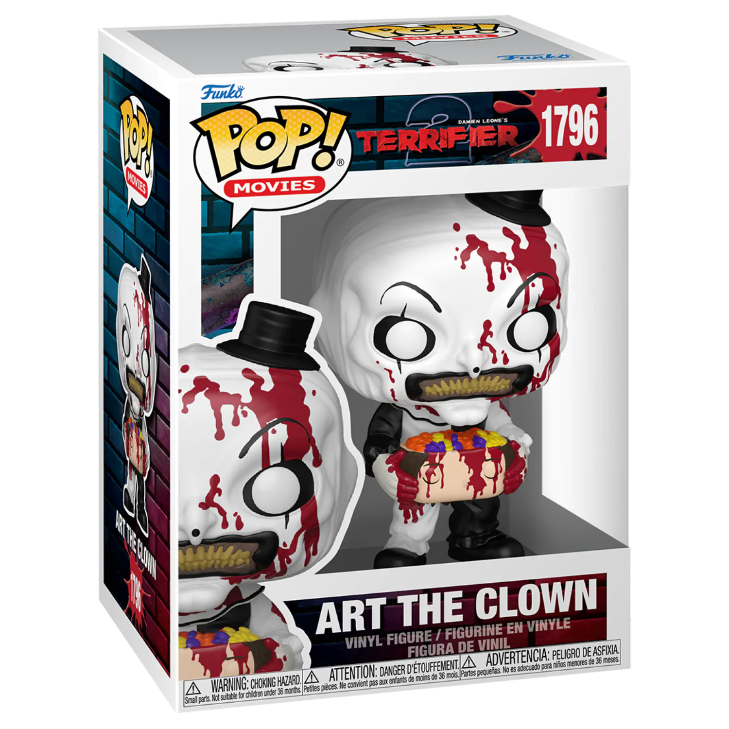 Terrifier 2 Funko POP! Movies Figurka winylowa Art the Clown z głową wypełnioną cukierkami 9 cm zdjęcie produktu