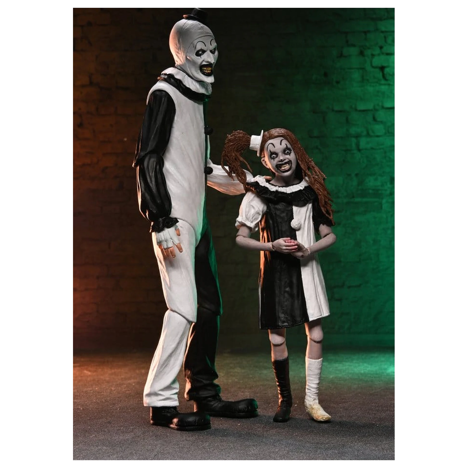 Terrifier 2 Zestaw 2 Figurek Akcji Ultimate Art the Clown i Little Pale Girl 18 cm zdjęcie produktu