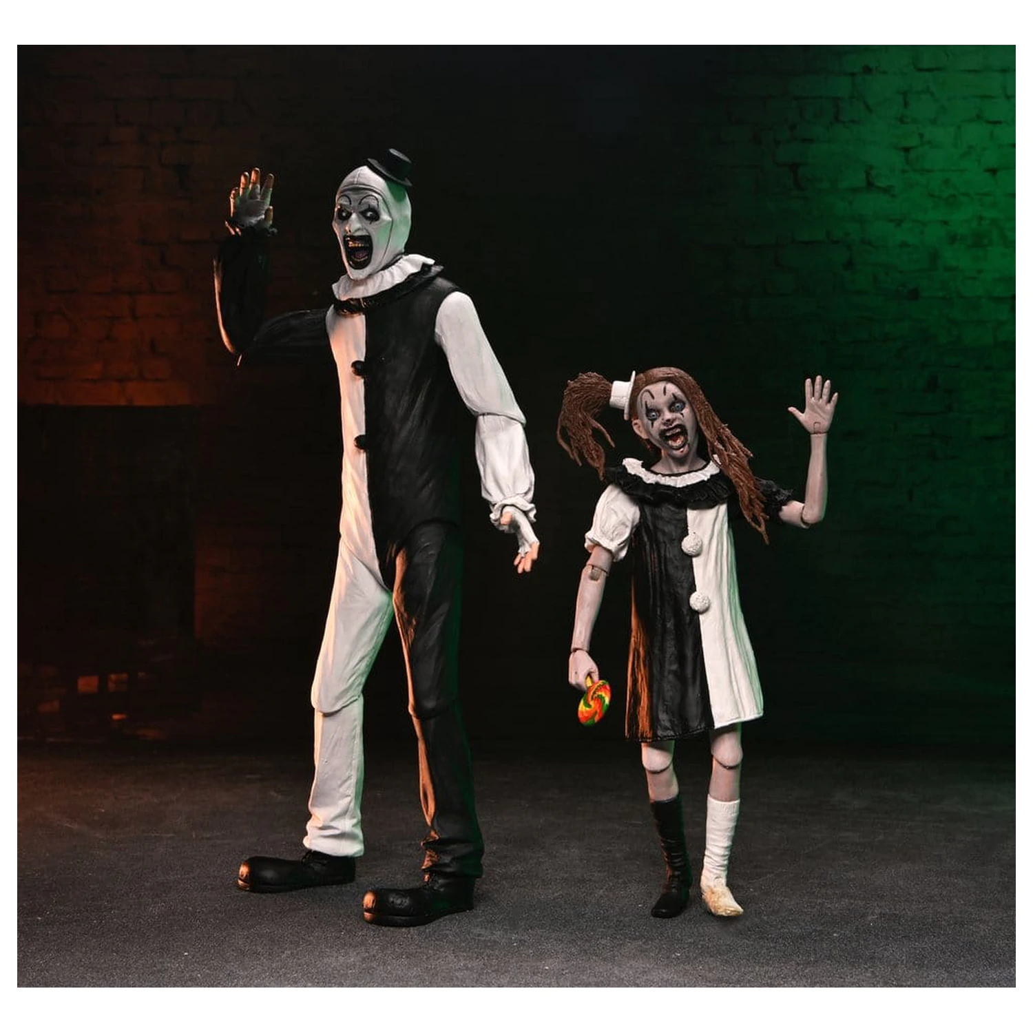 Terrifier 2 Zestaw 2 Figurek Akcji Ultimate Art the Clown i Little Pale Girl 18 cm zdjęcie produktu