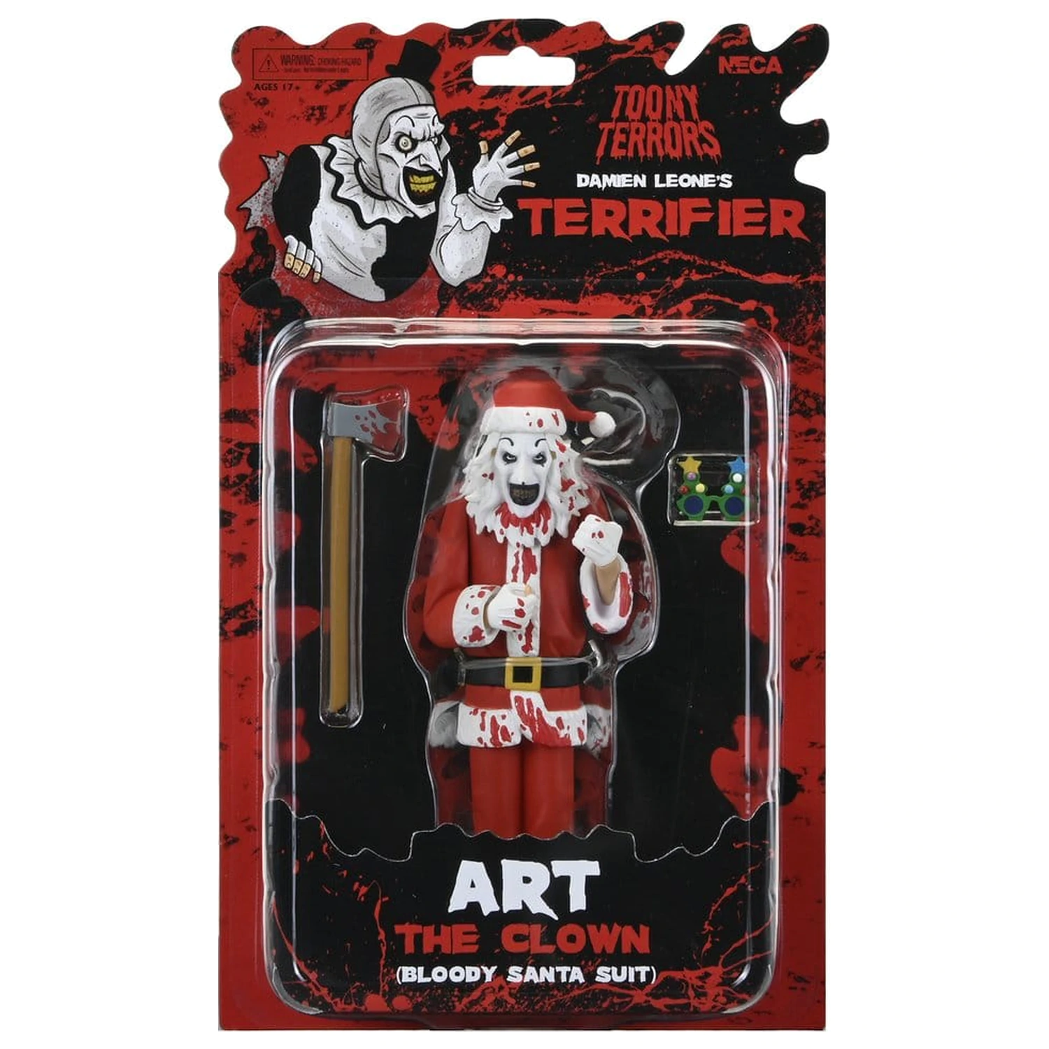 Terrifier 3 Toony Terrors Figurka Akcji Santa Suit Art the Clown (Wersja Krwawa) 15 cm zdjęcie produktu