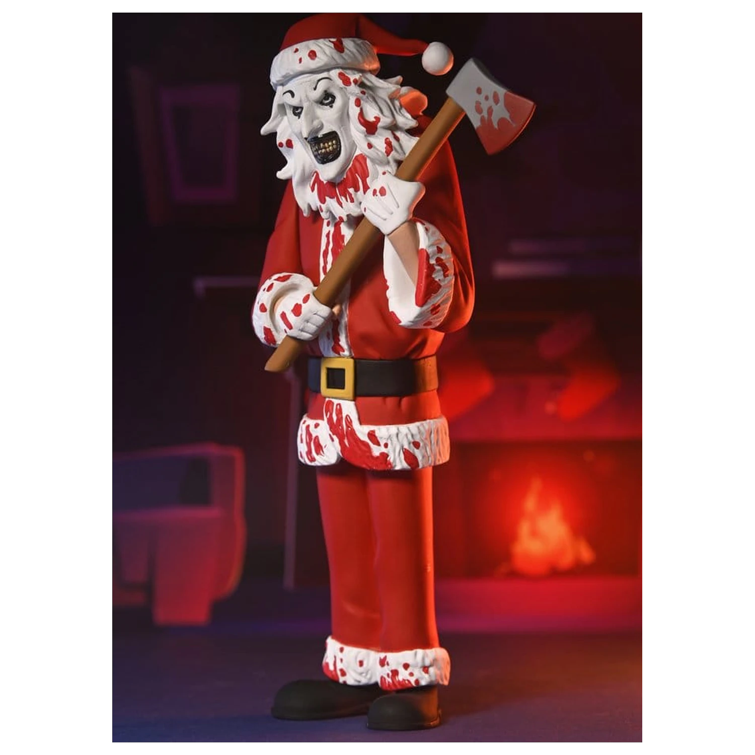 Terrifier 3 Toony Terrors Figurka Akcji Santa Suit Art the Clown (Wersja Krwawa) 15 cm zdjęcie produktu