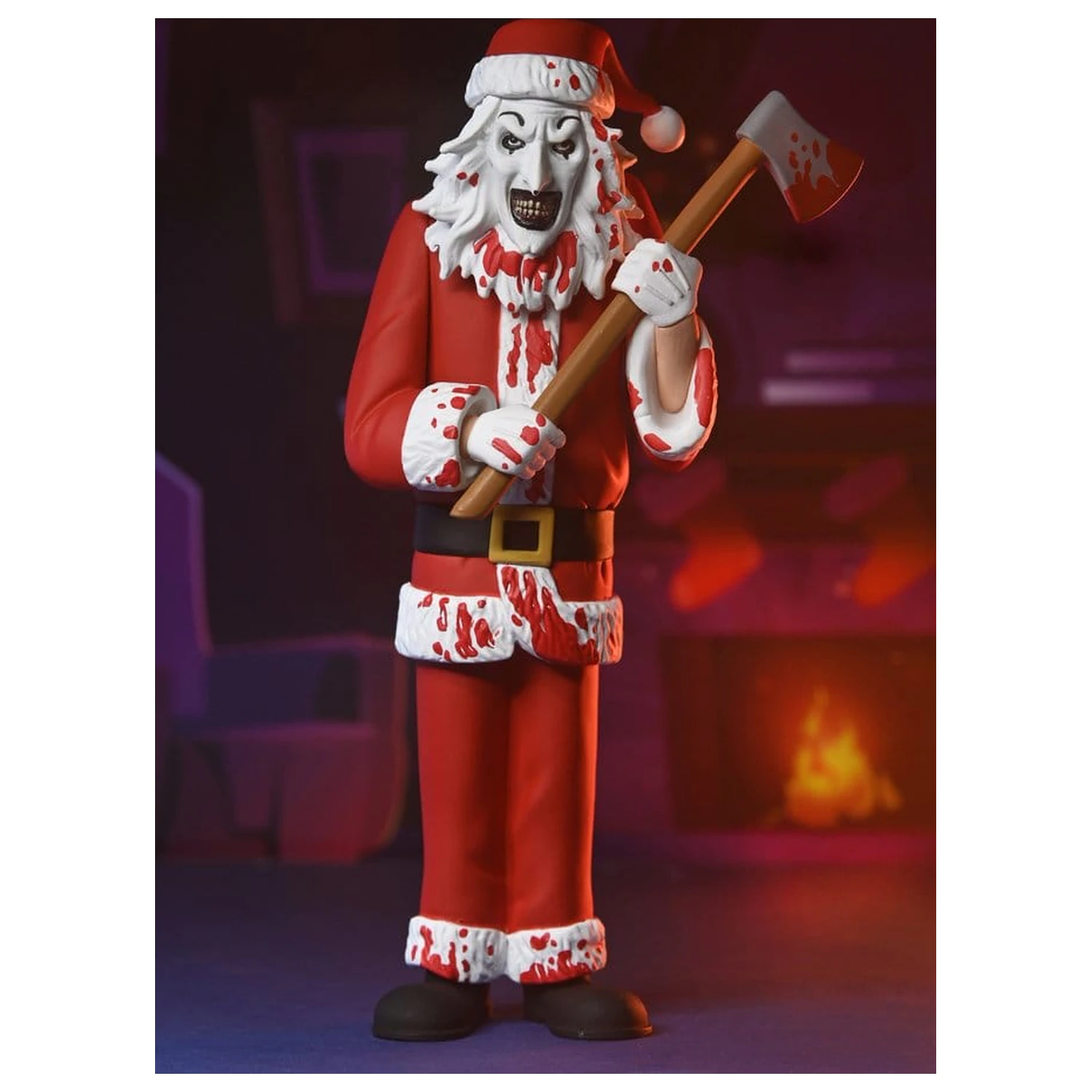 Terrifier 3 Toony Terrors Figurka Akcji Santa Suit Art the Clown (Wersja Krwawa) 15 cm zdjęcie produktu