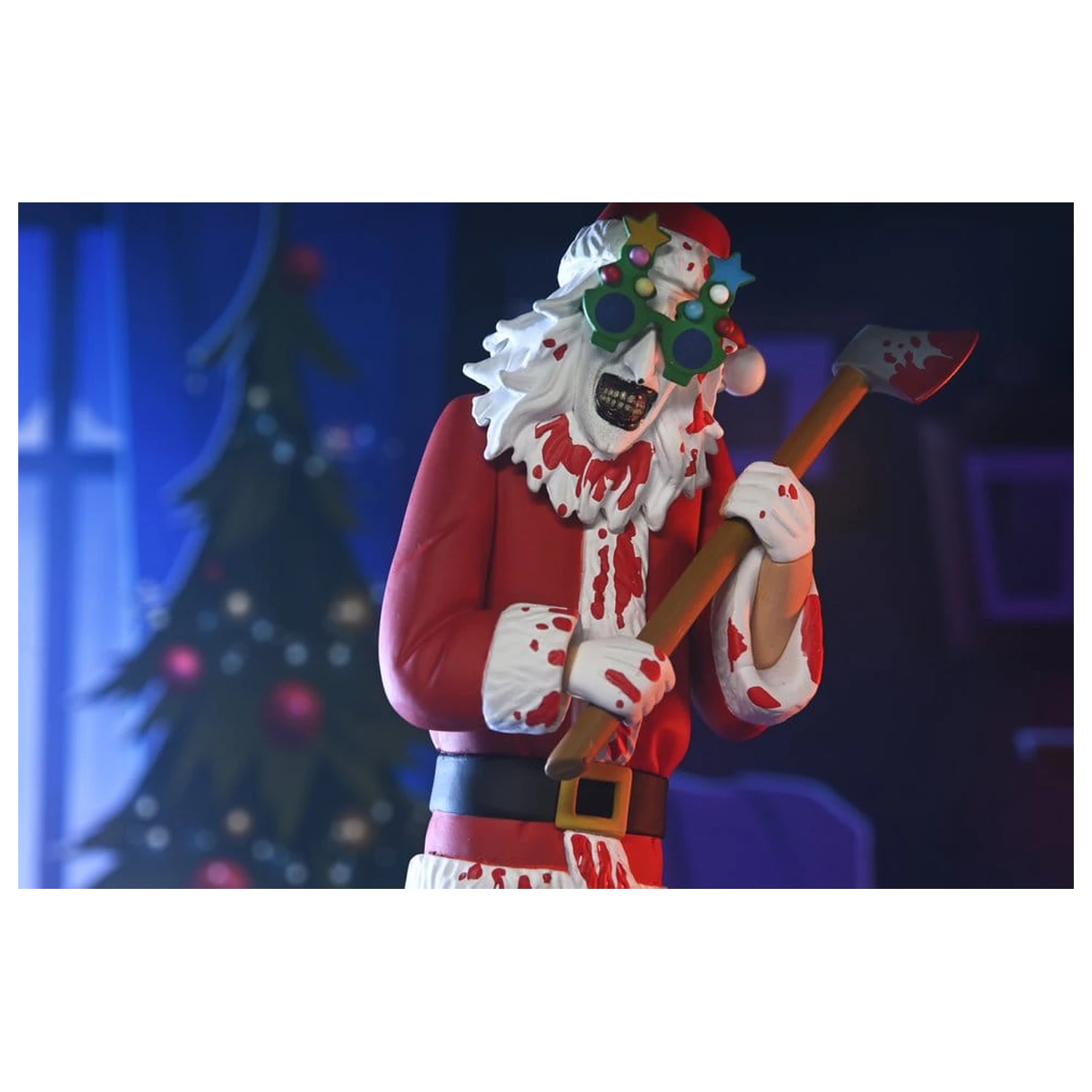 Terrifier 3 Toony Terrors Figurka Akcji Santa Suit Art the Clown (Wersja Krwawa) 15 cm zdjęcie produktu