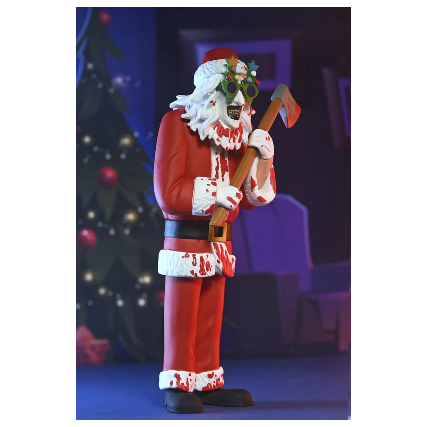 Terrifier 3 Toony Terrors Figurka Akcji Santa Suit Art the Clown (Wersja Krwawa) 15 cm zdjęcie produktu