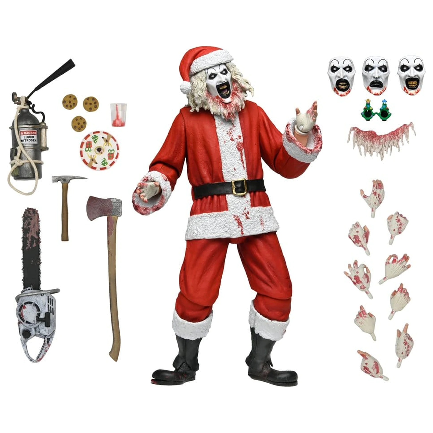 Terrifier 3 Action Figure Ultimate Santa Suit Art the Clown (Bloody Version) 18 cm zdjęcie produktu