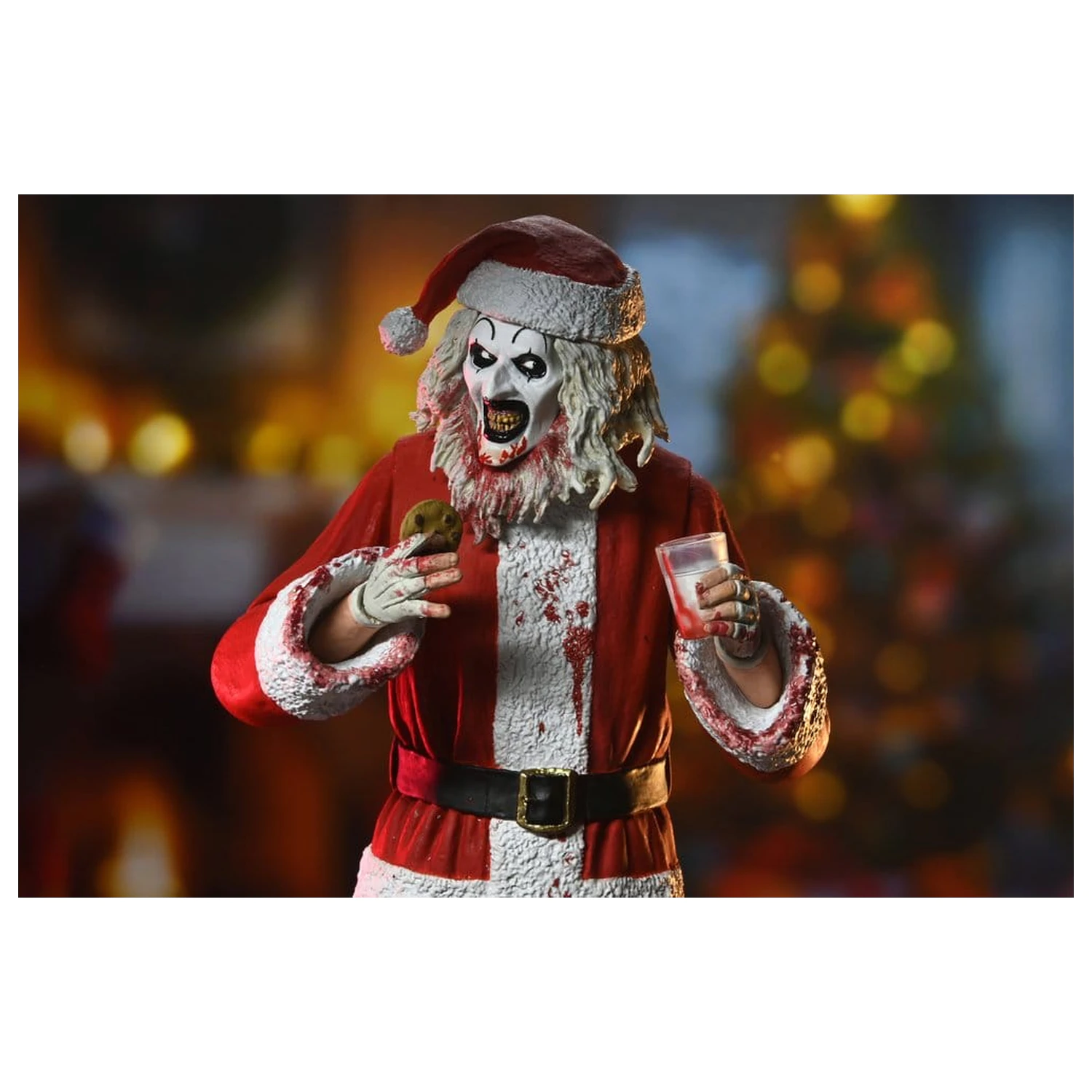 Terrifier 3 Action Figure Ultimate Santa Suit Art the Clown (Bloody Version) 18 cm zdjęcie produktu