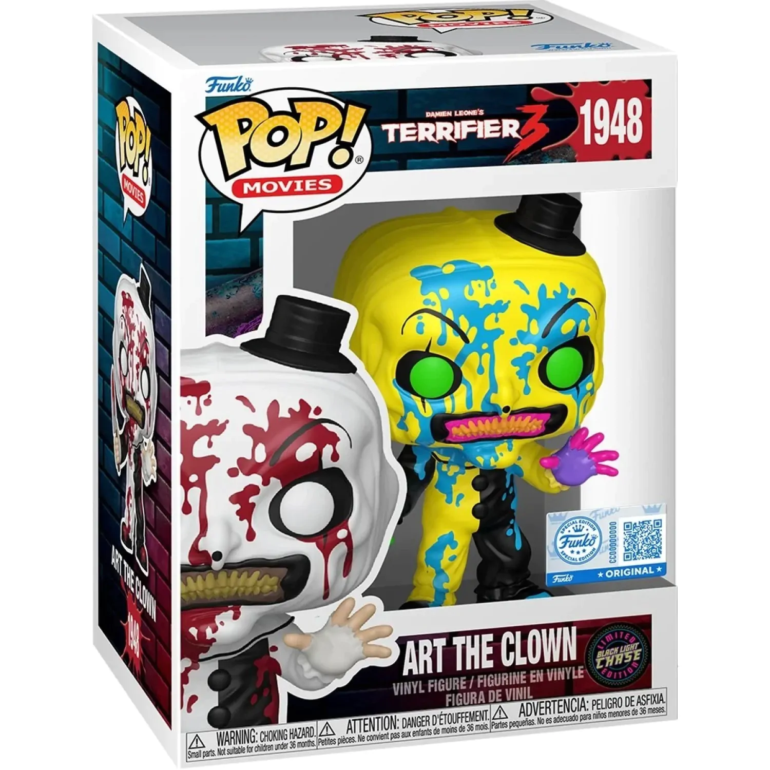 Terrifier Funko POP! figurka - Art the Clown (Bloody) Chase zdjęcie produktu