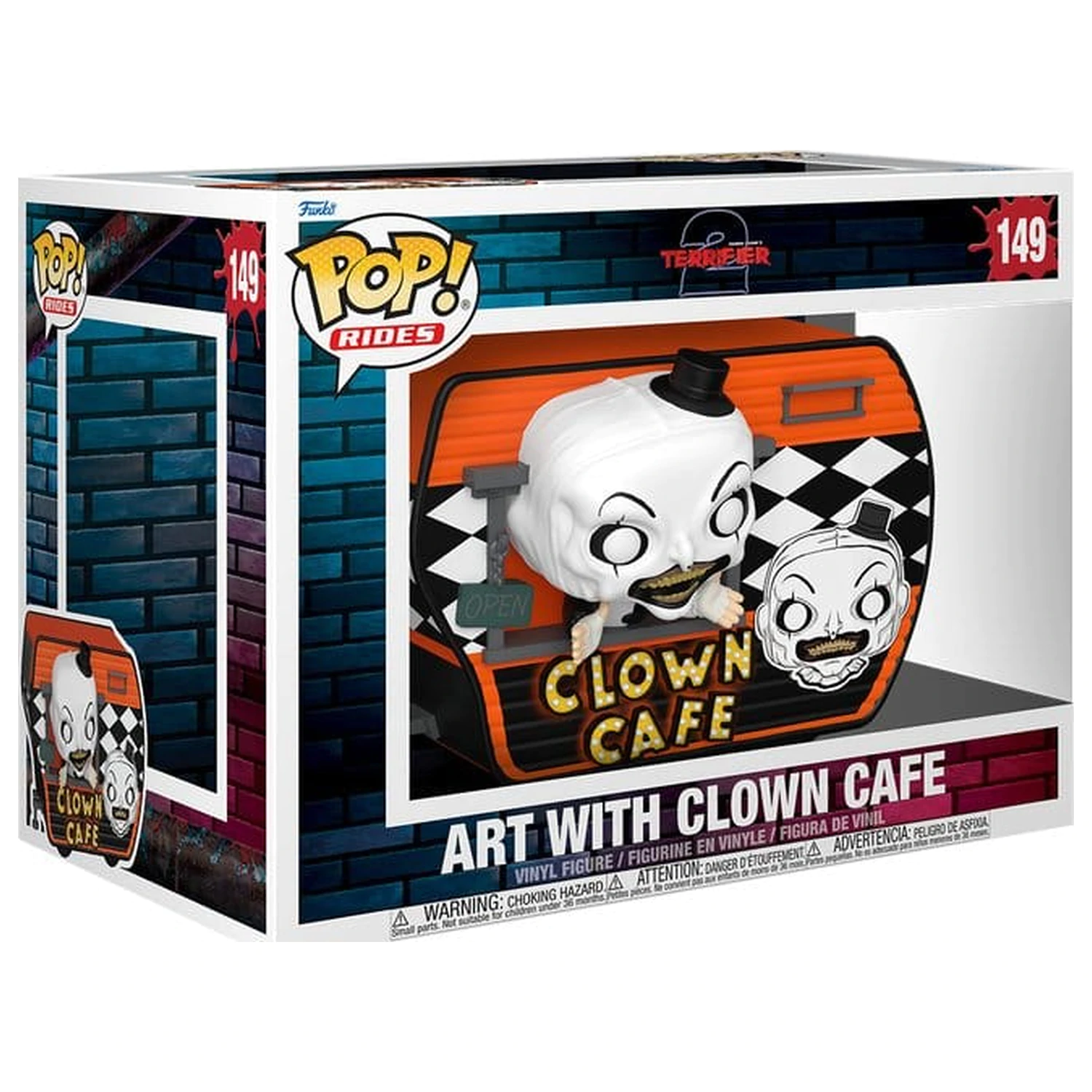 Terrifier Funko POP! Rides Super Deluxe Vinyl Figure Café with Art 15 cm zdjęcie produktu