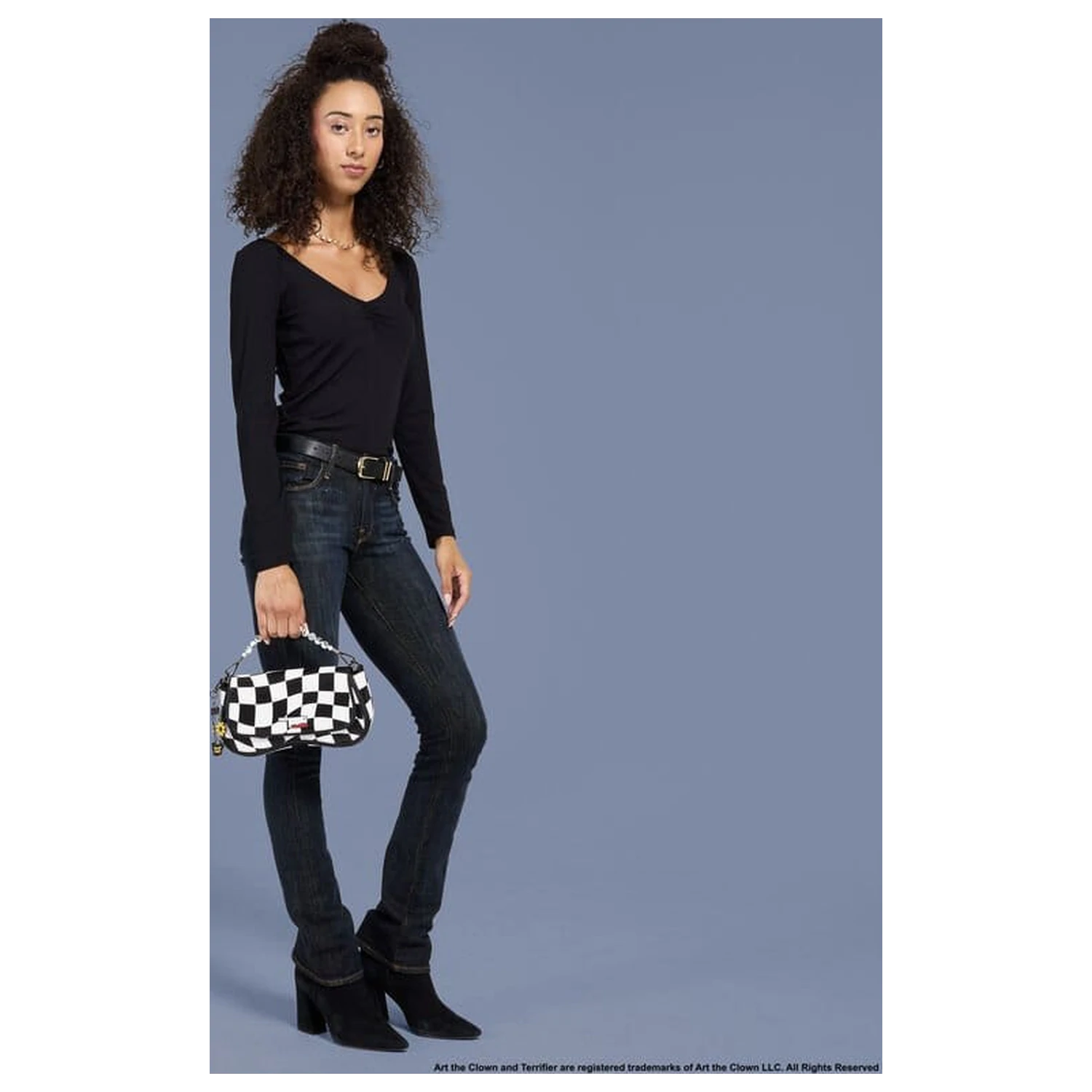 Terrifier by Loungefly Crossbody Bag Art the Clown Checkered Torba na ramię zdjęcie produktu