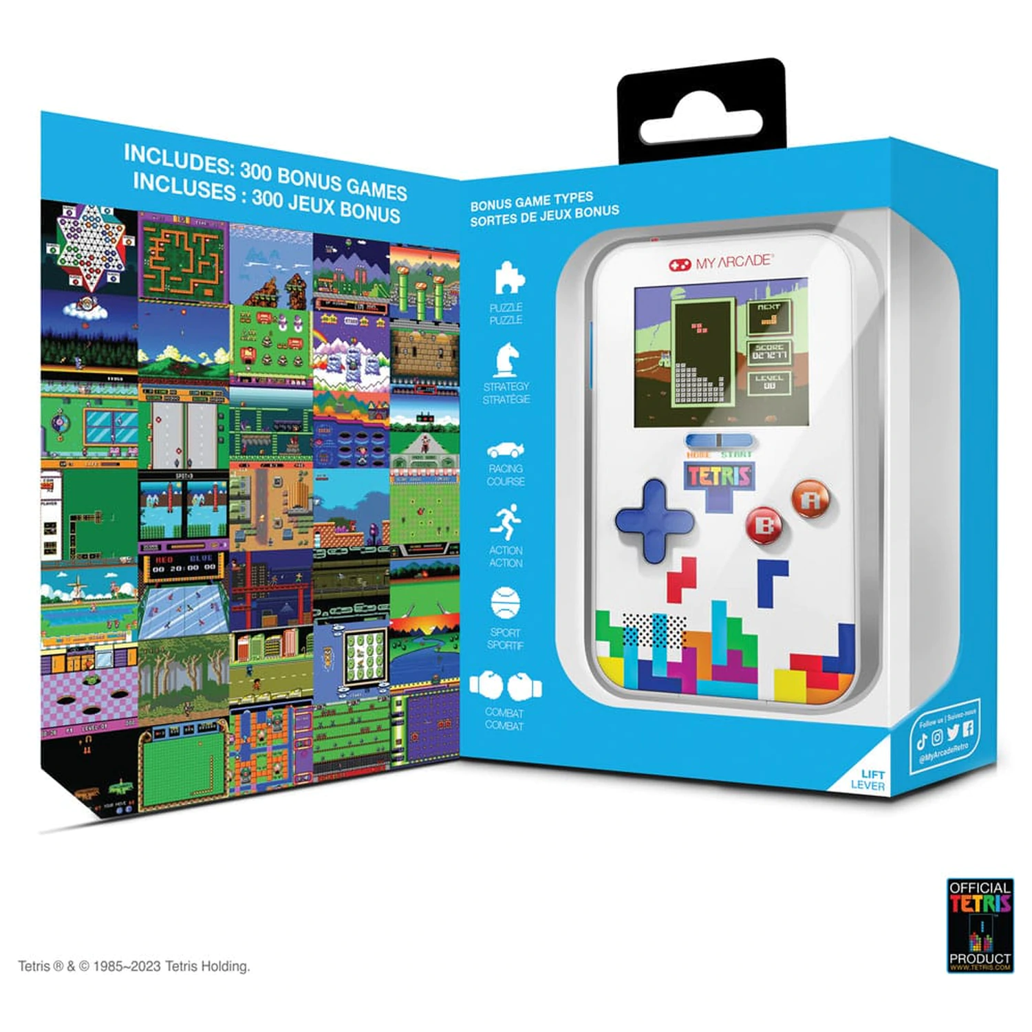 Tetris Przenośny System Gier Wideo Go Gamer zdjęcie produktu