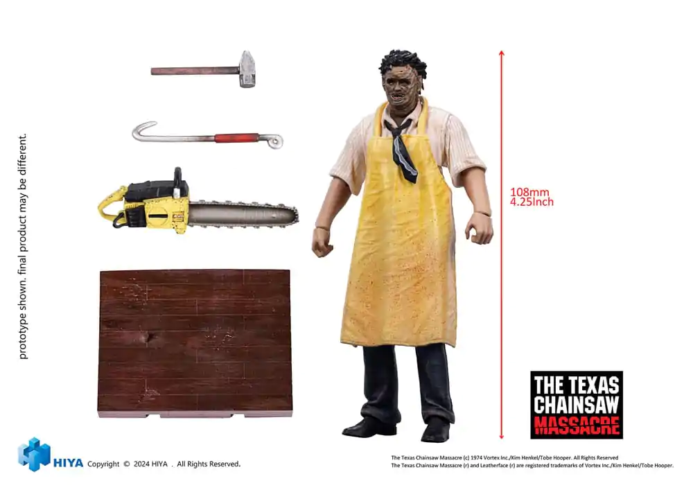 Texas Chainsaw Massacre (1974) Exquisite Mini Action Figure 1/18 LeatherFace - Killing Mask Standard Ver. 11 cm - Mini Figurka Akcji zdjęcie produktu