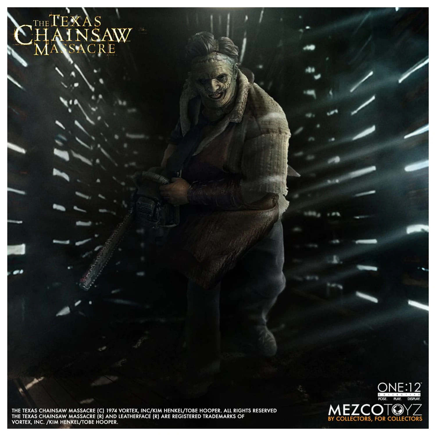 Texas Chainsaw Massacre (2003) figurka akcji 1/12 Leatherface 17 cm zdjęcie produktu