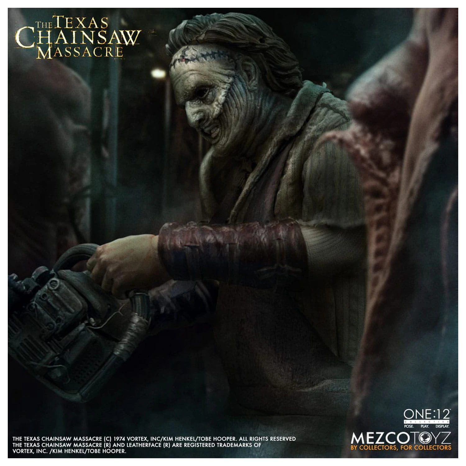 Texas Chainsaw Massacre (2003) figurka akcji 1/12 Leatherface 17 cm zdjęcie produktu