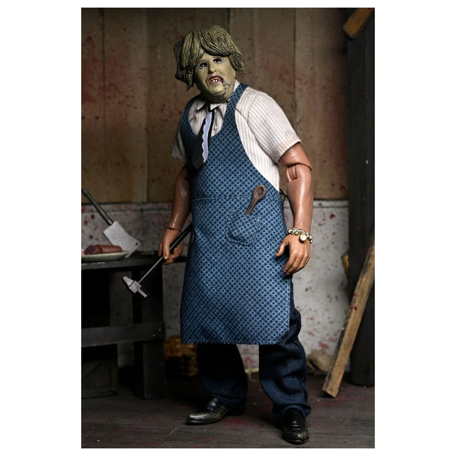 Texas Chainsaw Massacre Clothed Action Figure Leatherface z Old Lady Mask 20 cm zdjęcie produktu