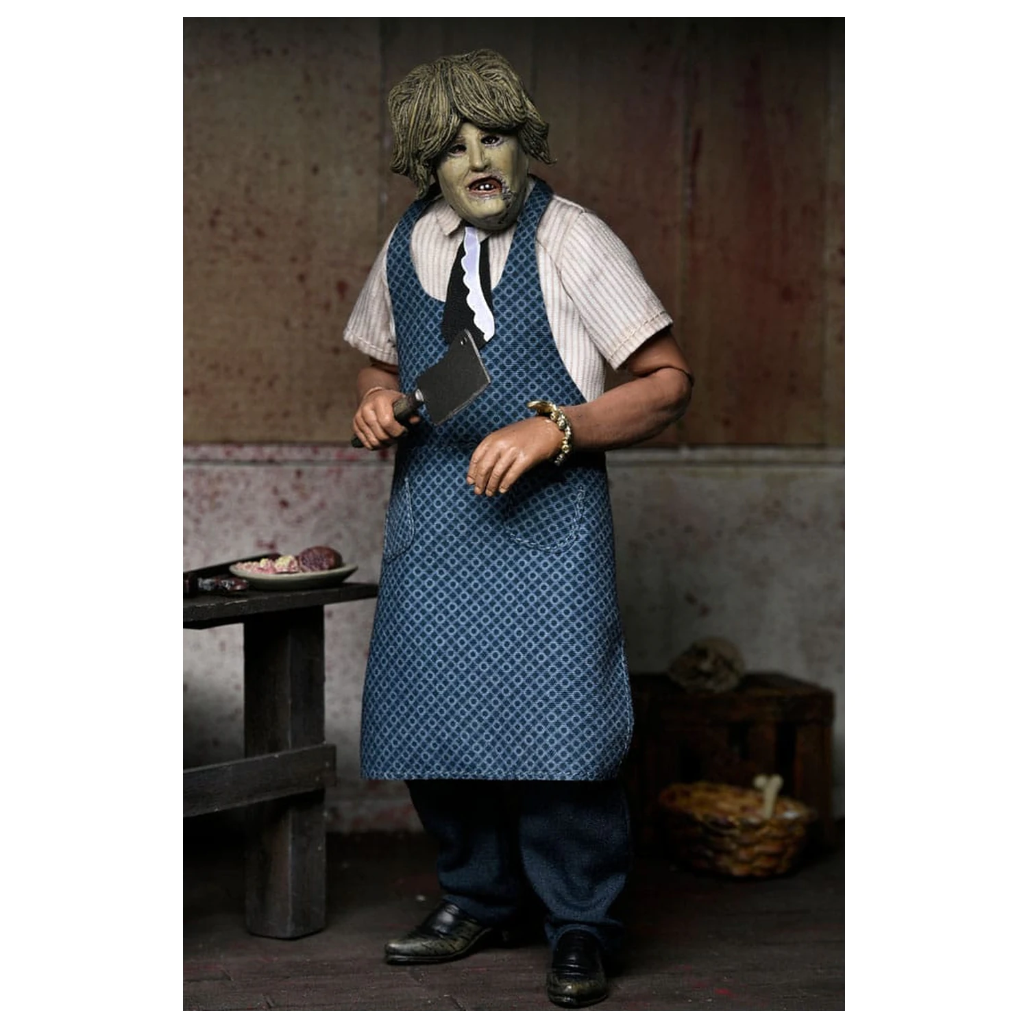 Texas Chainsaw Massacre Clothed Action Figure Leatherface z Old Lady Mask 20 cm zdjęcie produktu