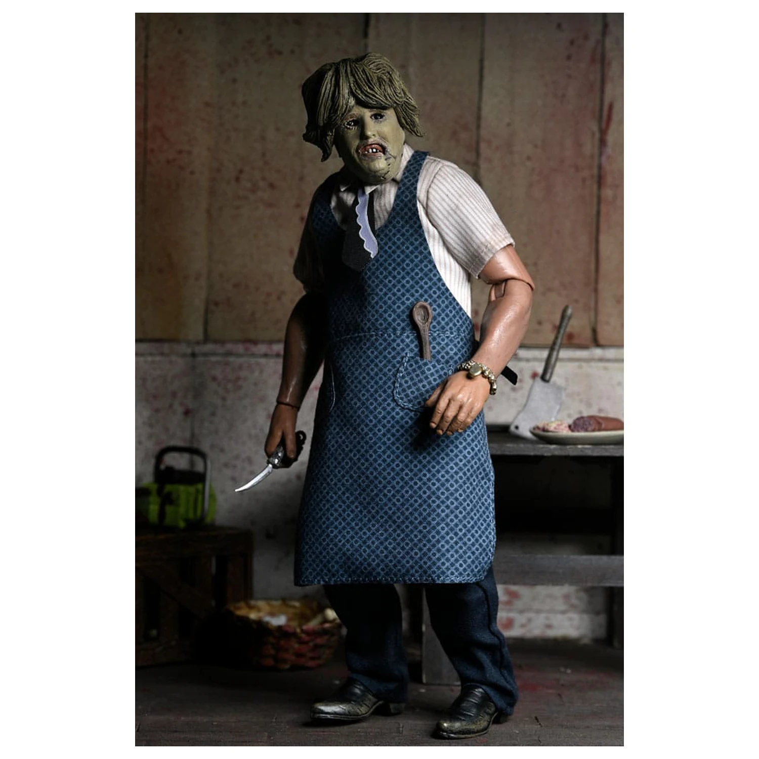 Texas Chainsaw Massacre Clothed Action Figure Leatherface z Old Lady Mask 20 cm zdjęcie produktu