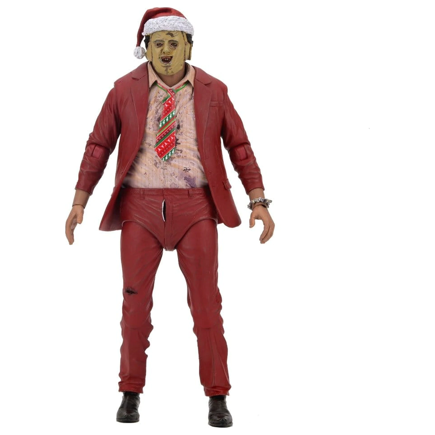 Texas Chainsaw Massacre Ultimate Figurka Akcji Santa Leatherface 18 cm zdjęcie produktu