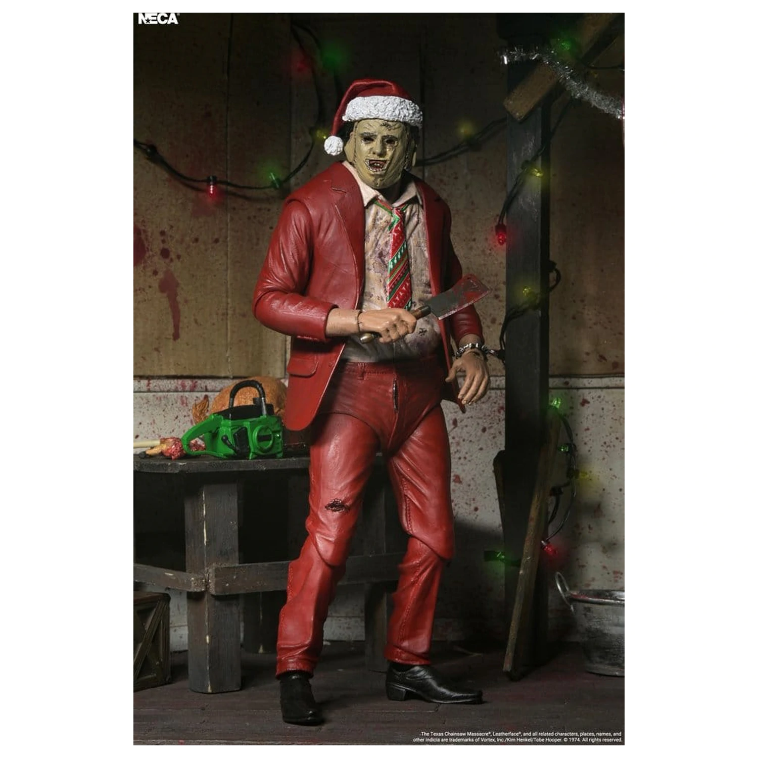 Texas Chainsaw Massacre Ultimate Figurka Akcji Santa Leatherface 18 cm zdjęcie produktu
