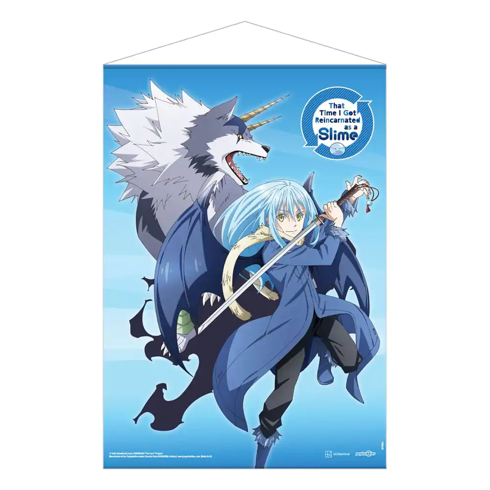 That Time I Got Reincarnated as a Slime Wallscroll Rimuru & Ranga 50 x 70 cm"That Time I Got Reincarnated as a Slime" Wallscroll Rimuru & Ranga 50 x 70 cm zdjęcie produktu