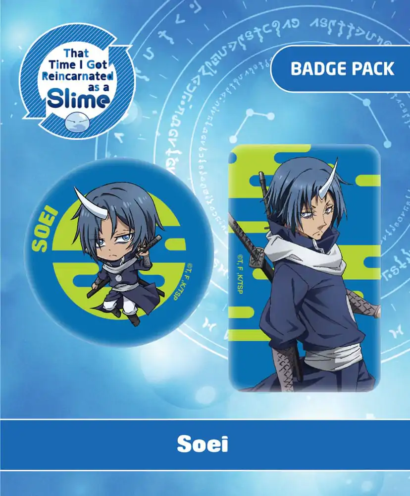 That Time I Got Reincarnated as a Slime Zestaw 2 przypinek Soei zdjęcie produktu