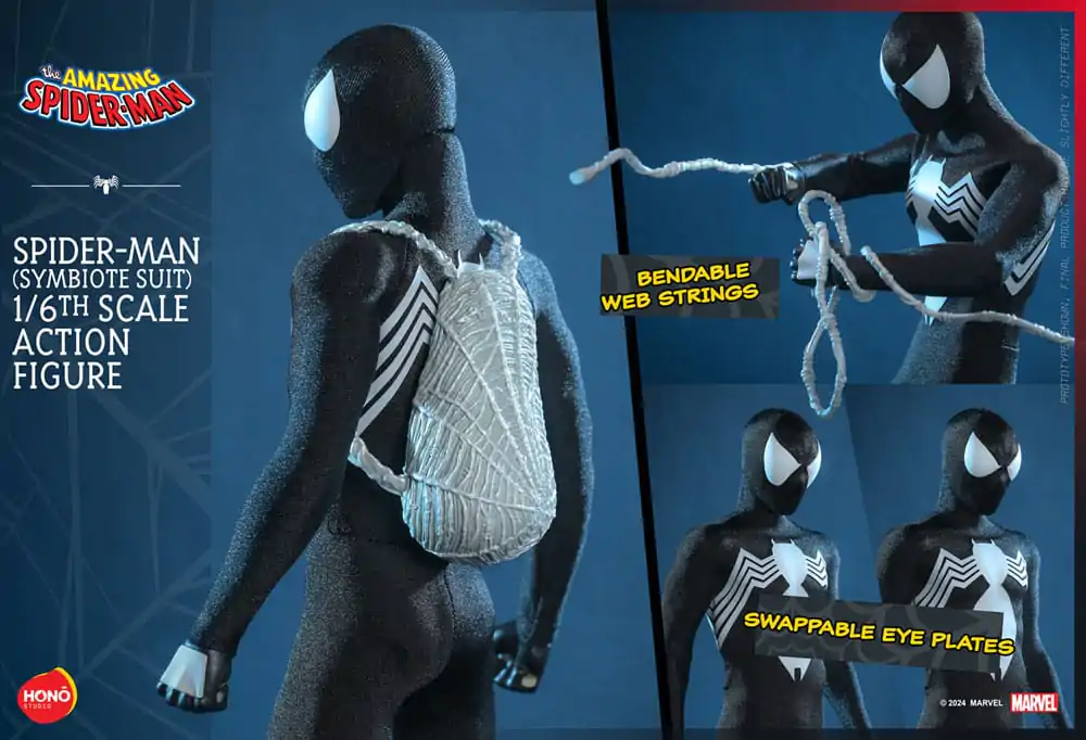 Figurka Akcji The Amazing Spider-Man 1/6 Spider-Man (Symbiote Suit) 30 cm zdjęcie produktu