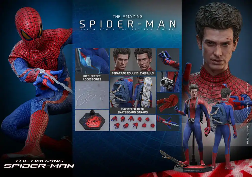 The Amazing Spider-Man Movie Masterpiece Figurka Akcji 1/6 Spider-Man 30 cm zdjęcie produktu