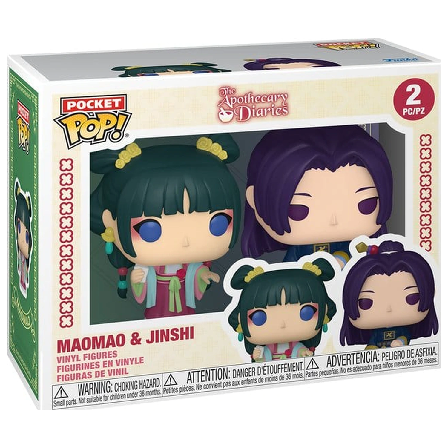 Figurki Funko POP! 2-pak Maomao & Jinshi "The Apothecary Diaries Pocket" 4 cm zdjęcie produktu
