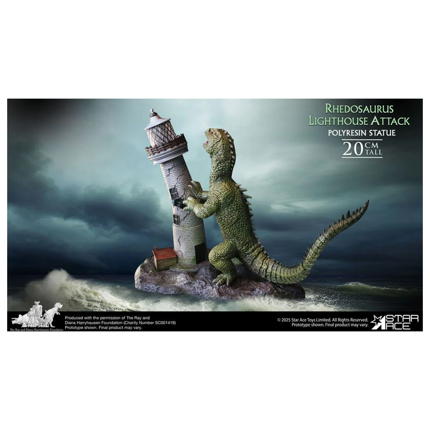 The Beast from 20,000 Fathoms Resinowa Statuetka 1/8 Ray Harryhausens Rhedosaurus 20 cm zdjęcie produktu