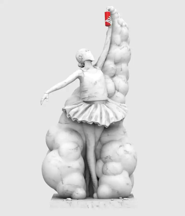 Statua The Beauty of Rebellion od Abell Octovan zdjęcie produktu