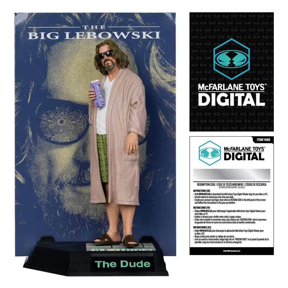 The Big Lebowski Movie Maniacs Figurka Akcji The Dude (McFarlane Digital) 15 cm zdjęcie produktu