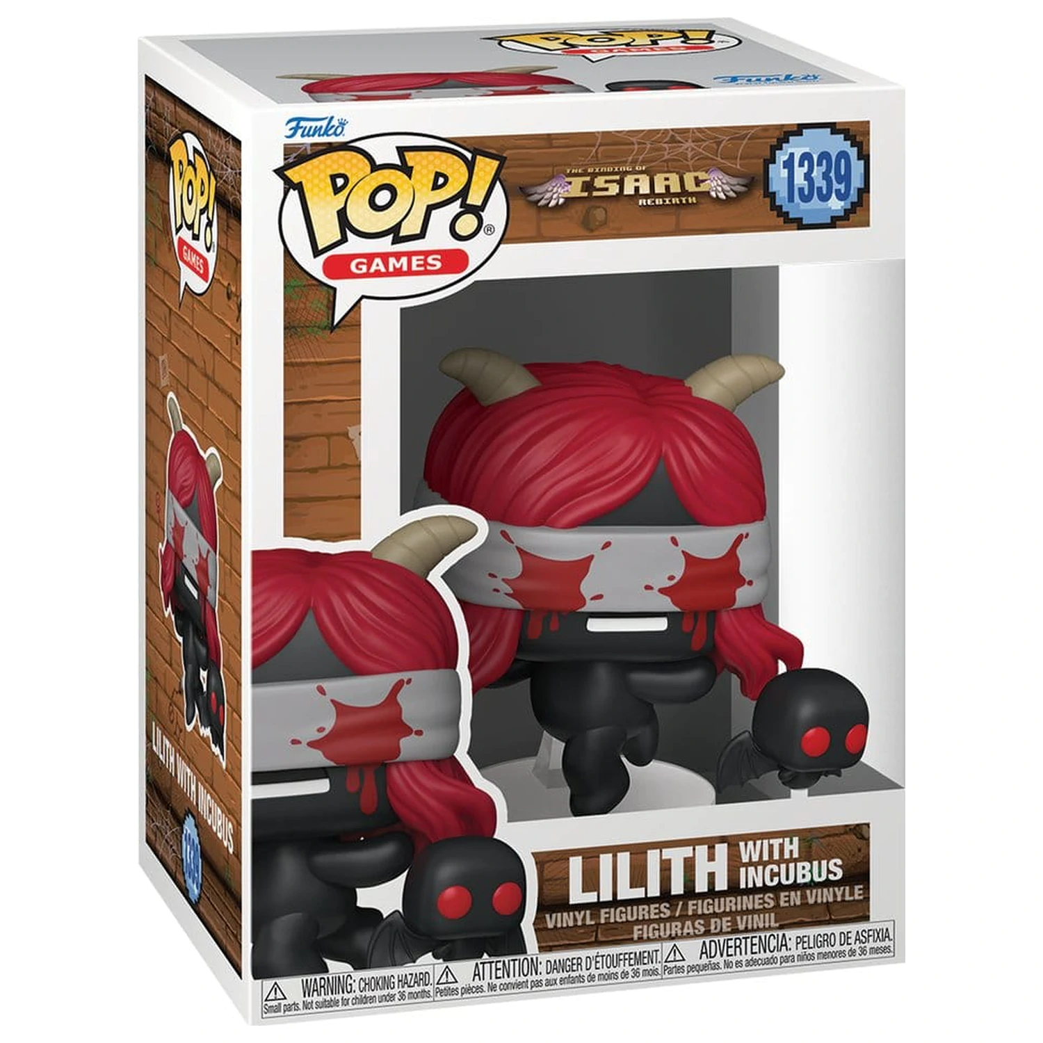 Figurka winylowa The Binding of Isaac Funko POP! & Buddy Lilith with Bat 9 cm zdjęcie produktu