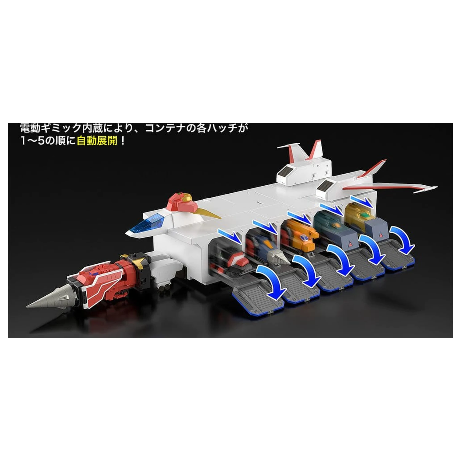 The Brave Express Might Gaine The Gattai Storage Box Kaiser Carrier 43 cm zdjęcie produktu