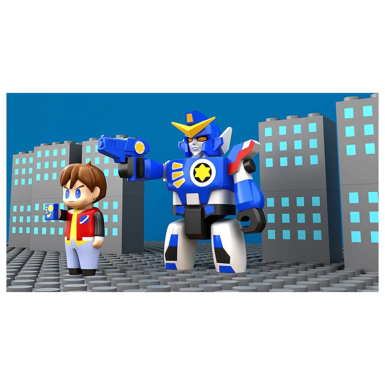 The Brave Fighter of Legend Da-Garn Brickroid Action Figures 2-pak Da-Garn i Seiji Takasugi Zestaw zdjęcie produktu