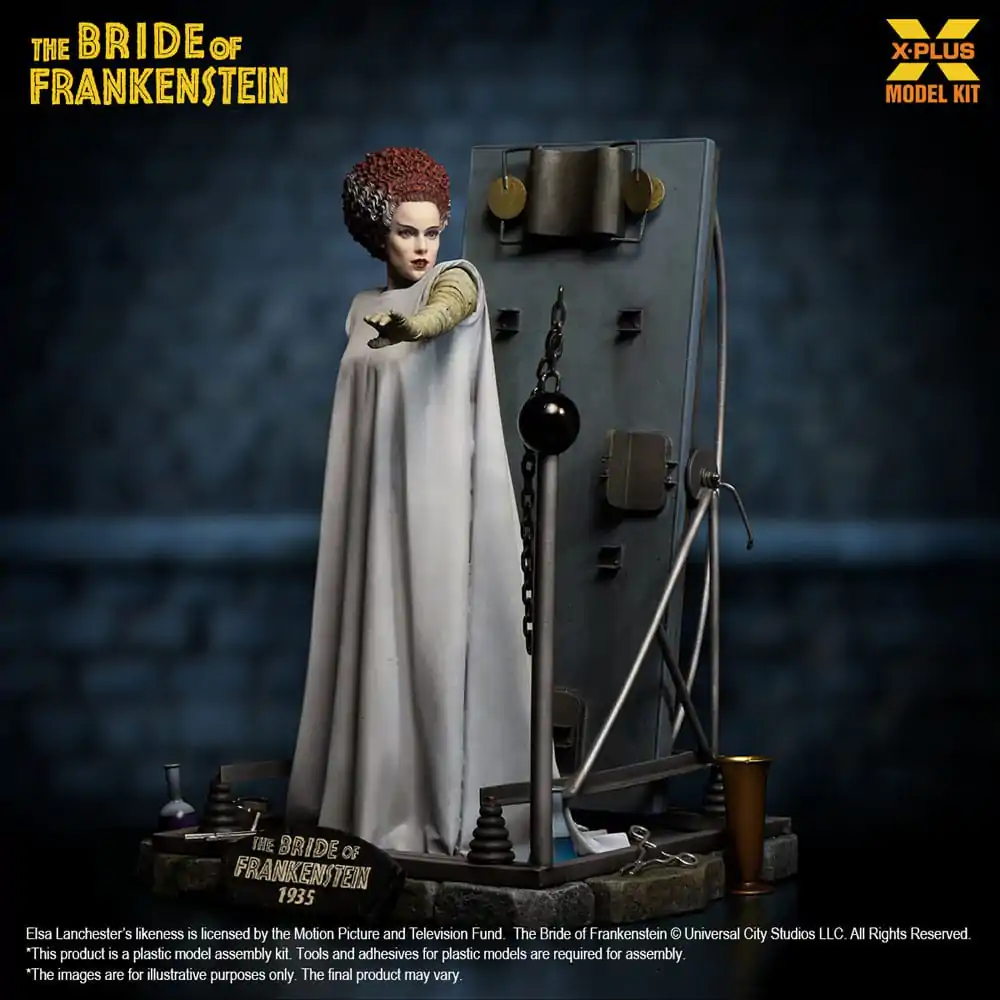 The Bride of Frankenstein Plastic Model Kit 1/8 Narzeczona Frankensteina 21 cm zdjęcie produktu