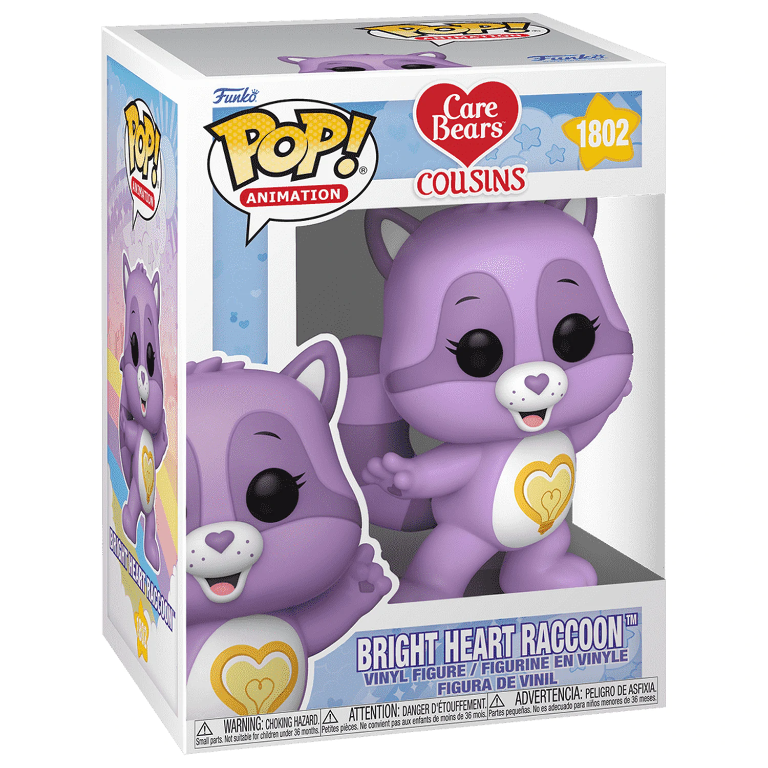 The Care Bears Funko POP! Animation Figurka winylowa Bright Heart Raccoon 9 cm zdjęcie produktu