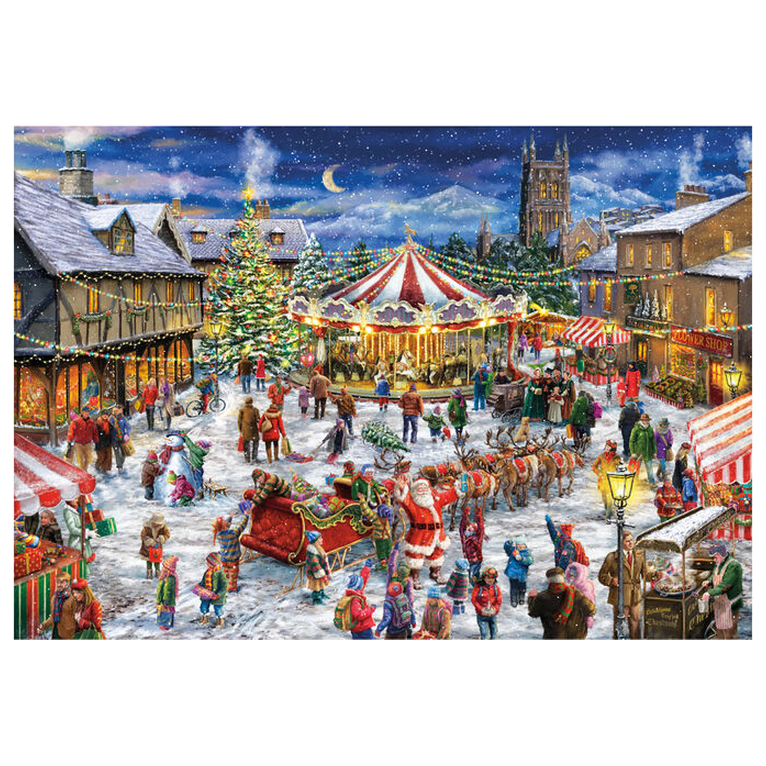 The Christmas Fair układanka 500 szt. zdjęcie produktu