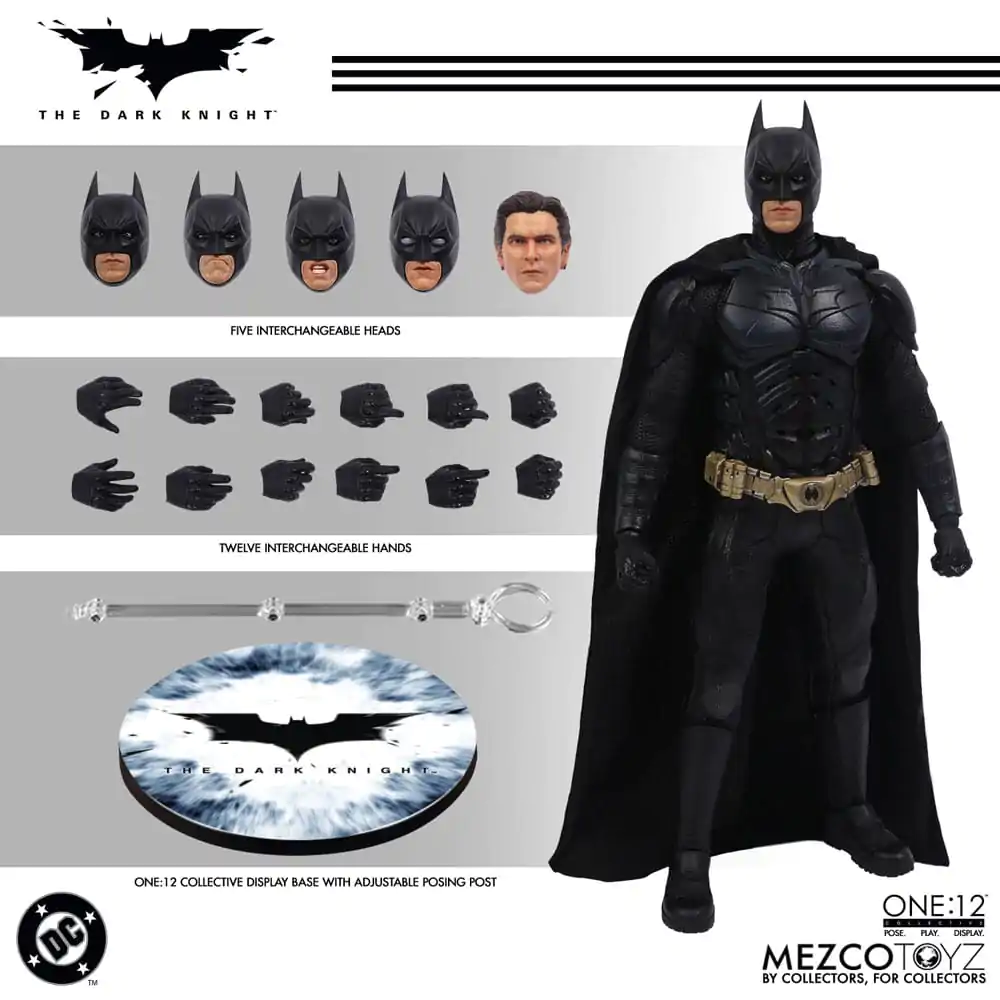 The Dark Knight Action Figure 1/12 Batman 17 cm zdjęcie produktu