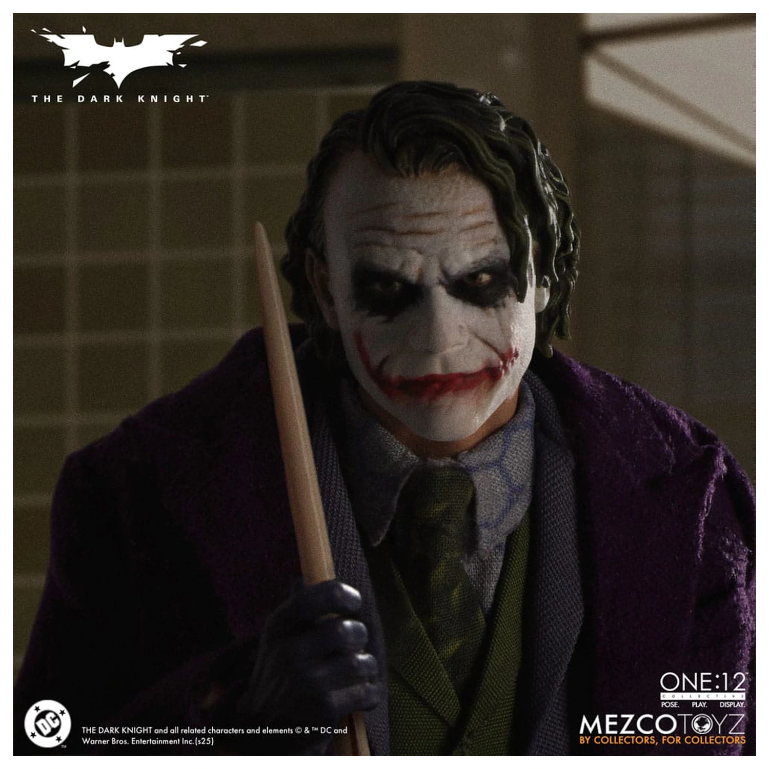 The Dark Knight Figurka Akcji 1/12 Joker 17 cm zdjęcie produktu
