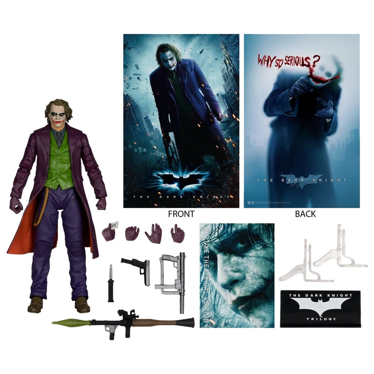 The Dark Knight DC Multiverse Deluxe Theatrical Edition figurka akcji Joker 18 cm zdjęcie produktu
