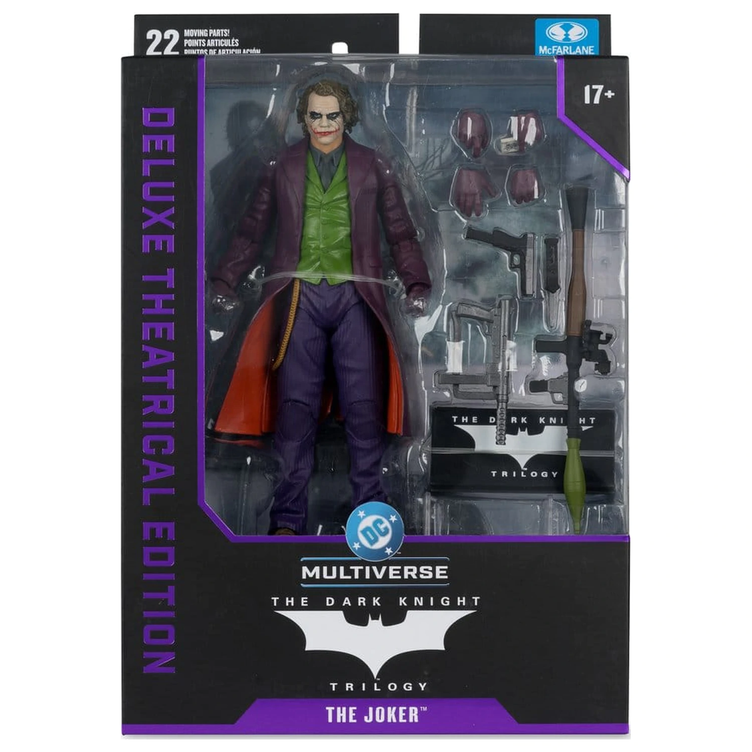 The Dark Knight DC Multiverse Deluxe Theatrical Edition figurka akcji Joker 18 cm zdjęcie produktu
