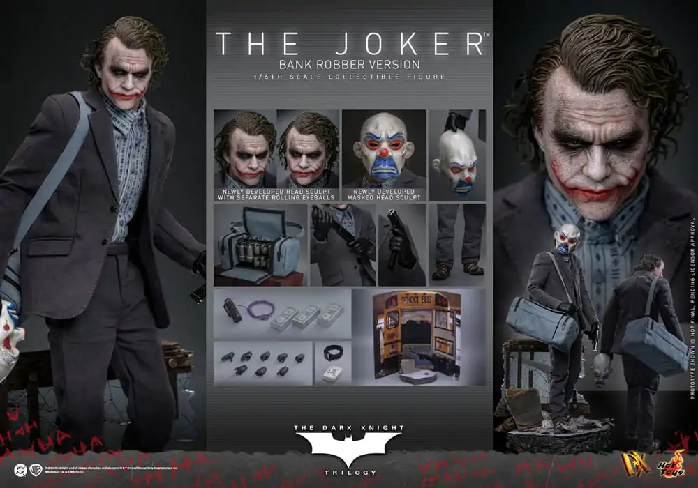 Figurka The Dark Knight DX Action Figure 1/6 The Joker (Bank Robber Version) 30 cm zdjęcie produktu