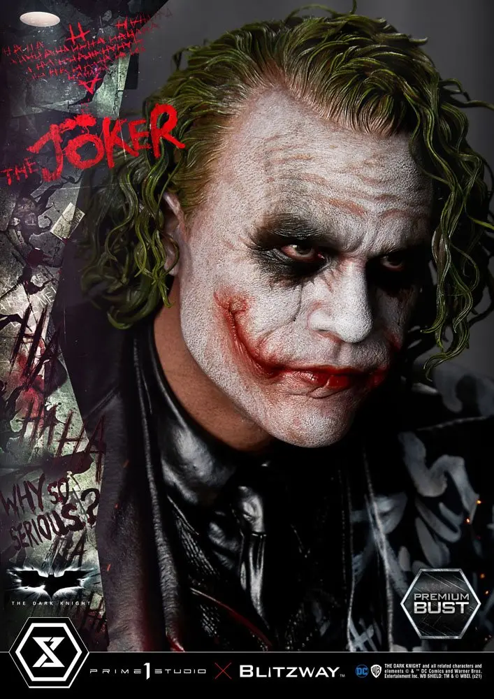 The Dark Knight Premium Popiersie The Joker 26 cm zdjęcie produktu