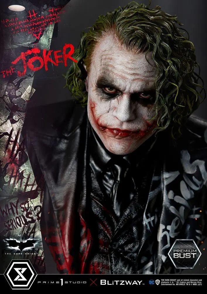 The Dark Knight Premium Popiersie The Joker 26 cm zdjęcie produktu