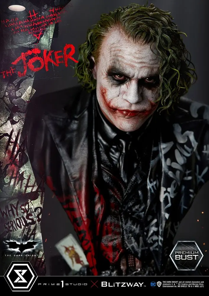 The Dark Knight Premium Popiersie The Joker 26 cm zdjęcie produktu