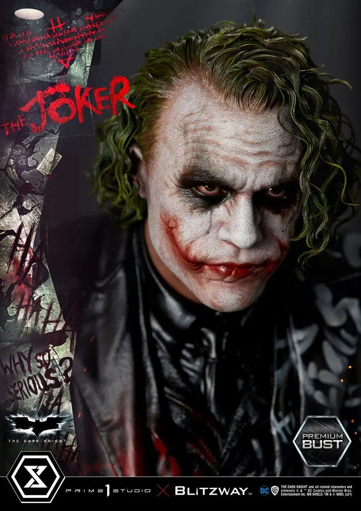 The Dark Knight Premium Popiersie The Joker 26 cm zdjęcie produktu