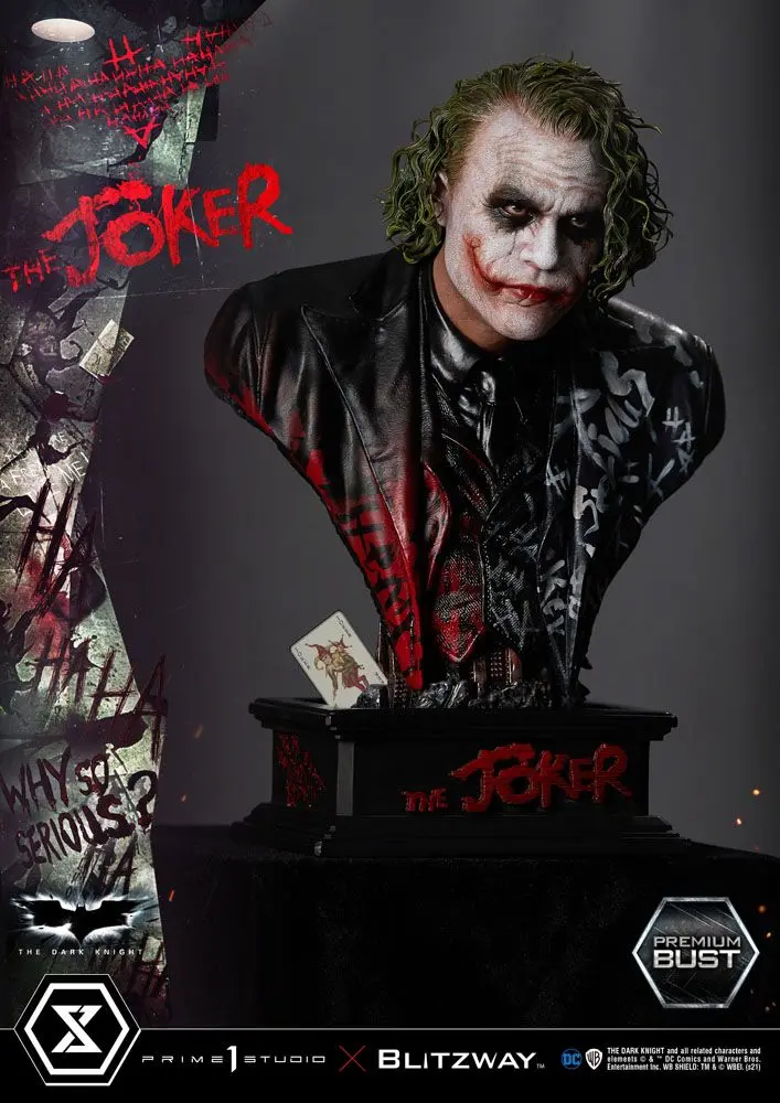 The Dark Knight Premium Popiersie The Joker 26 cm zdjęcie produktu