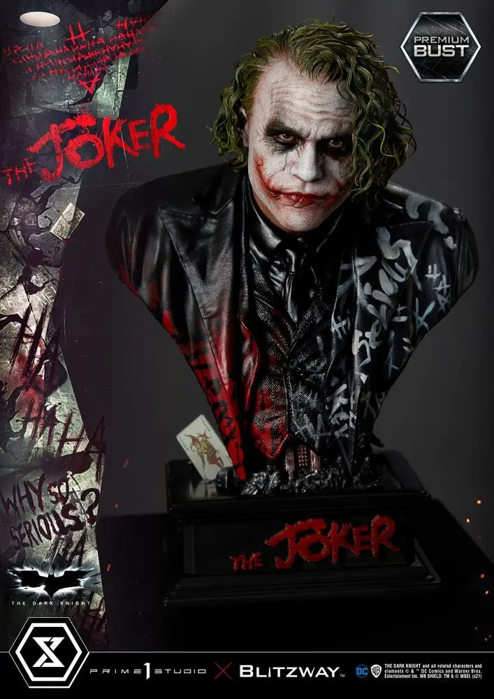 The Dark Knight Premium Popiersie The Joker 26 cm zdjęcie produktu