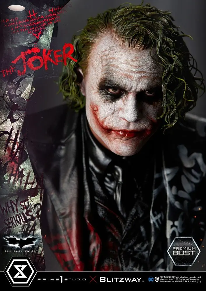 The Dark Knight Premium Popiersie The Joker 26 cm zdjęcie produktu