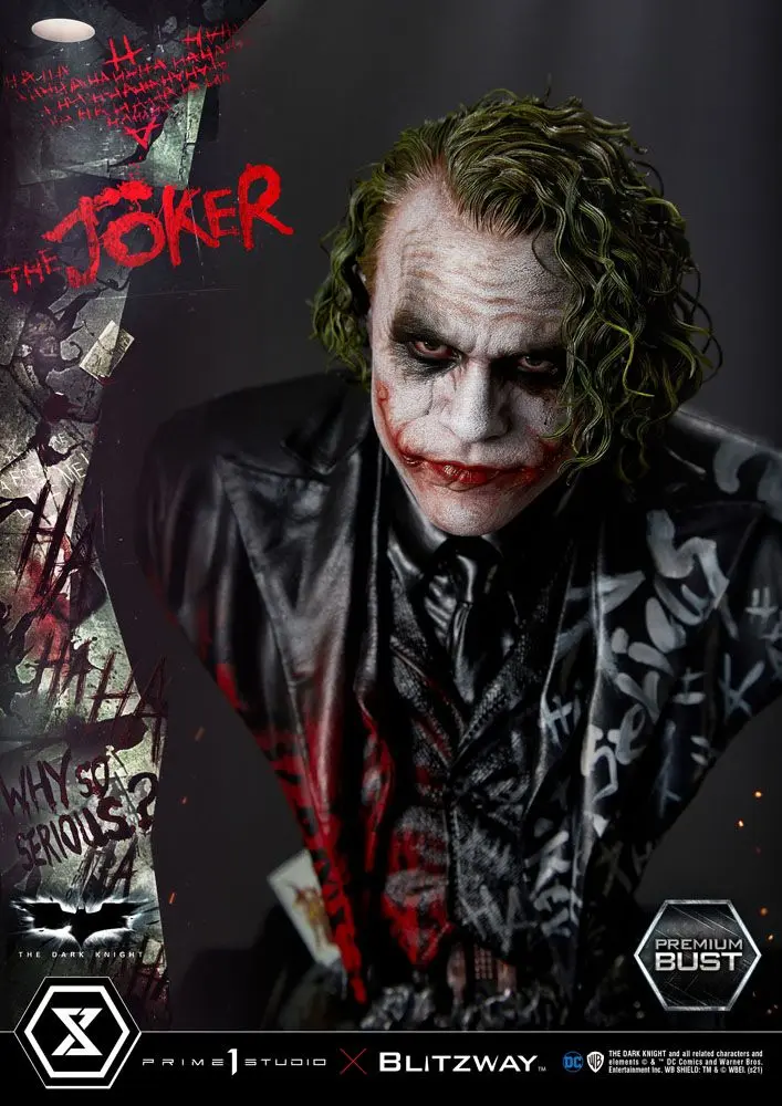 The Dark Knight Premium Popiersie The Joker 26 cm zdjęcie produktu